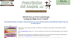 Desktop Screenshot of prescriptionsoilanalysis.com